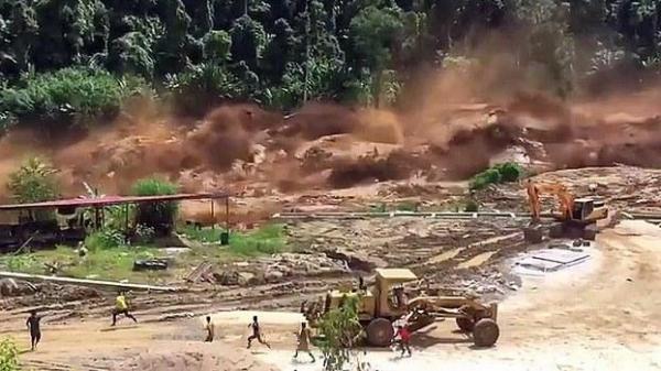 【ラオス】大雨で建設中のダム決壊「建設作業員らが逃げ惑う」