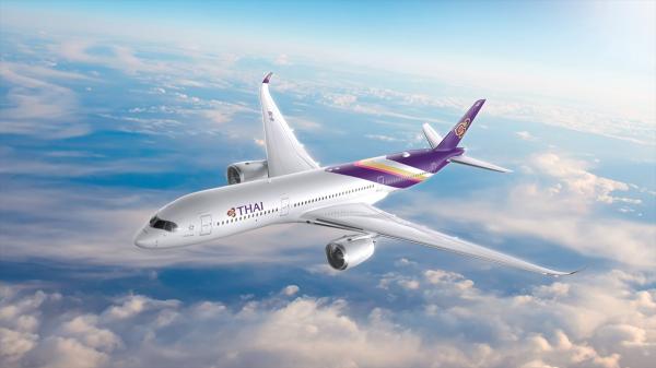 タイ国際航空】最新鋭エアバスA350 XWB型機(A350-900)を日本路線に投入