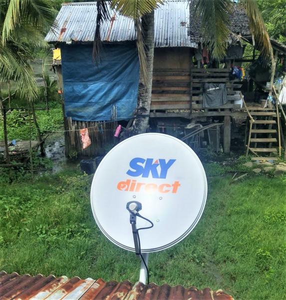初めてのテレビ「衛星・フィリピン」サマール島CATBALOGANの農村でも普及拡がる