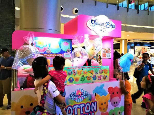 【もっと楽しいフィリピン】ショッピングセンターの綿菓子アート！ 大人気