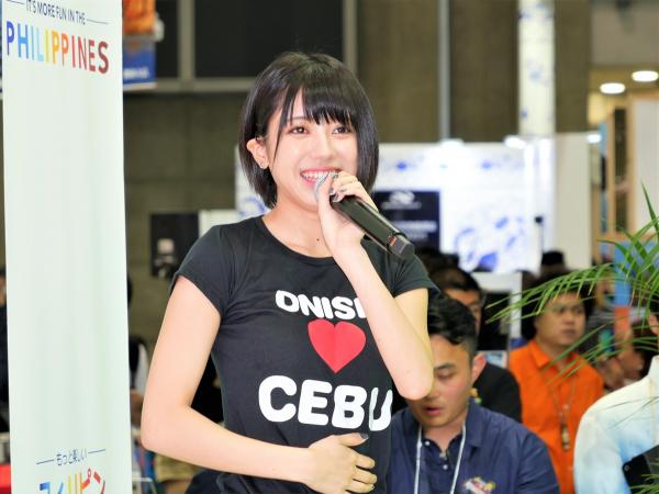 【ツーリズムEXPO】AKB48の大西桃香さんがフィリピン・セブ島の魅力を語る