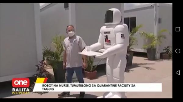 看護師ロボット「ロボナース」マニラ首都圏タギッグ市の学生が製作