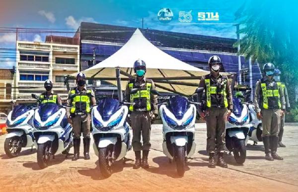 【タイ】ホンダが電動バイクをプーケット警察に寄付