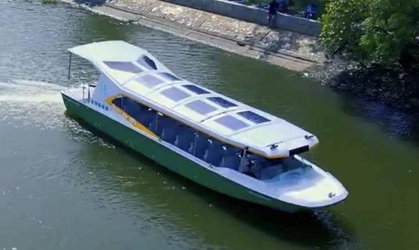 【タイ】脱炭素へ加速　バンコクの運河で電動ボートが定期運航開始