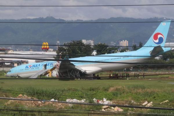 【フィリピン】マクタン・セブ空港「大韓航空機・着陸失敗」オーバーランで滑走路一時閉鎖