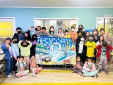 仙台ー仁川定期便・運航再開、韓国の子どもたちが絵画で祝福