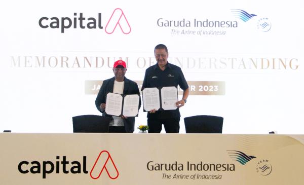 エアアジアの持ち株会社キャピタルA、ガルーダ・インドネシア航空と戦略的パートナーシップ締結