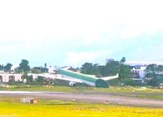 【マクタン・セブ空港】着陸に失敗・オーバーランした大韓航空エアバスA330型機の残骸撤去されず