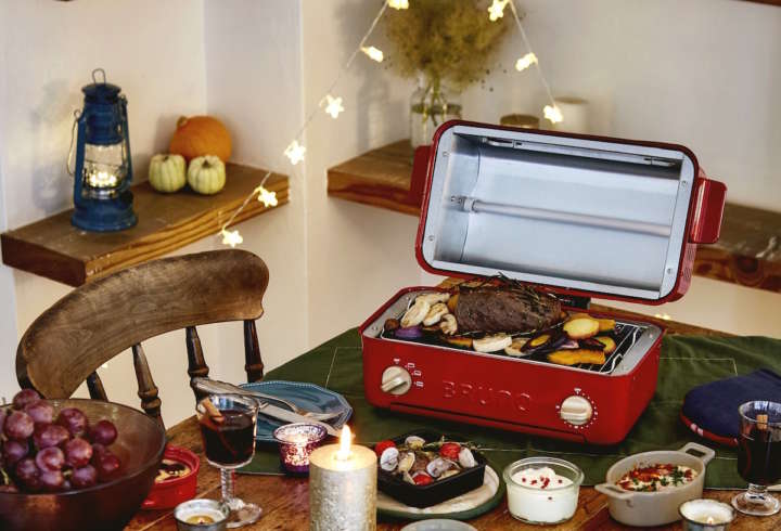 ブルーノ　トースターグリル　赤 Amazon | BRUNO ブルーノ トースター グリル 2枚焼き 魚焼き