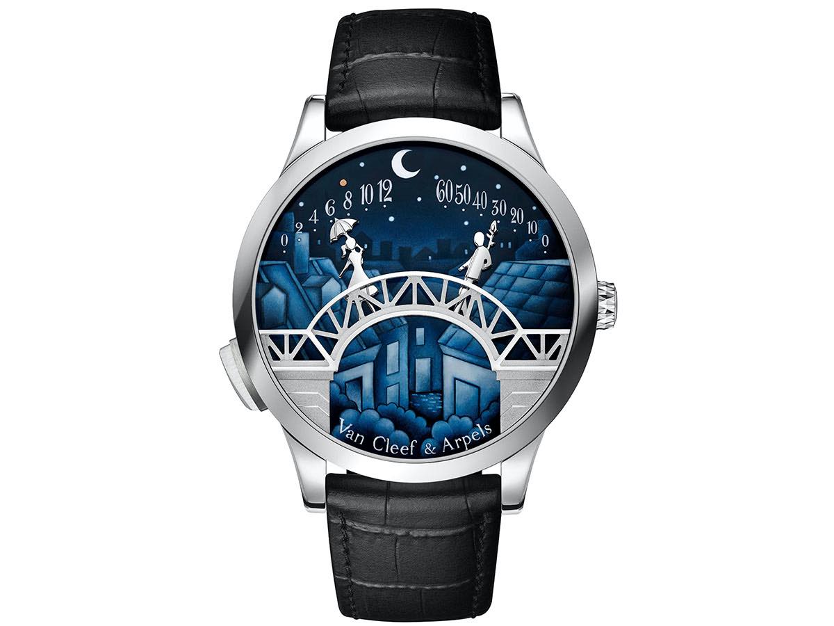 文字盤上でキス!?まるで舞台のような「ヴァン クリーフ＆アーペル