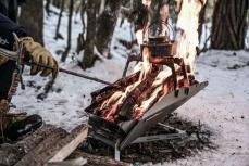 薪が入れやすそう 斜め にこだわった焚き火台でソロキャンだ 記事詳細 Infoseekニュース