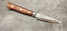 刃物の町・堺が生み出したダマスカス模様が美しい小型アウトドアナイフ