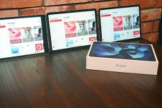 最新iPad Airの映像と音の実力は？ iPad Pro、iPadと一緒に試してみた