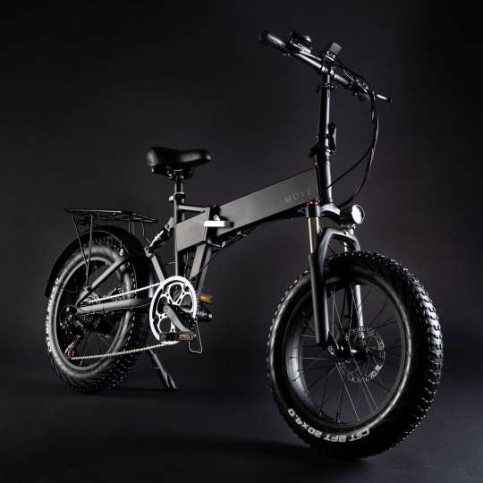 MOVE XS 電動アシスト自転車 ブラック 中古　発送着払い MOVE XS｜次世代ファットタイヤ型E-bike｜折りたたみ電動