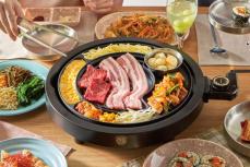 韓国焼き肉に使われる彫り込み付きグリルプレートって家族や友達とワイワイ食べるのにぴったり！