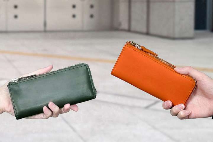 この長財布、縦幅がお札より短かい!?でも安心してください、お札は