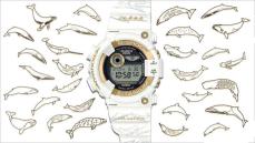 G-SHOCK「イルクジ」30周年。夏らしいホワイトボディと30頭のイルカやクジラが腕元を飾る
