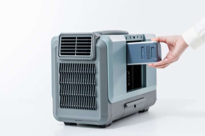 山善 ELEIN 冷温庫 YFR-DC90 純正バッテリー、充電機セット 山善