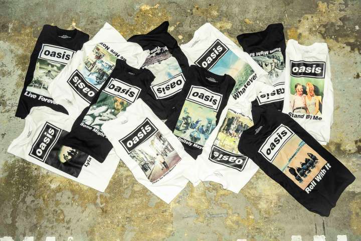 oasisデビュー30周年！「アダム エ ロペ」とのコラボTシャツに12