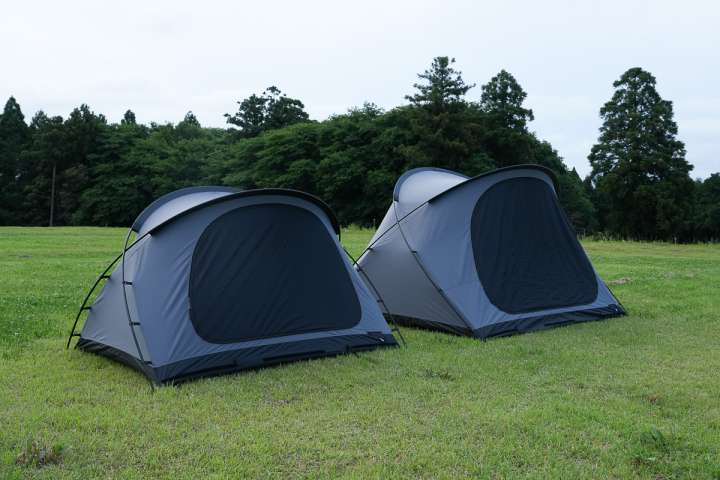 通気性・遮光性・耐候性◎！TC素材の新型カンガルーテントは夏