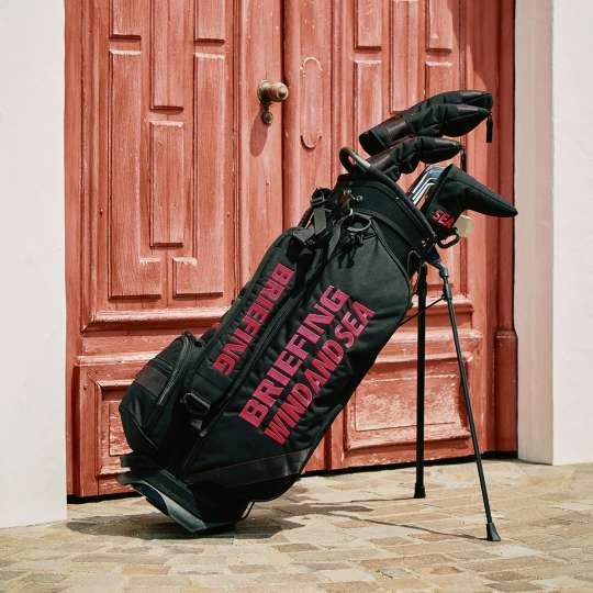 【激安】 サックスとピンク、どっちがいい？ BRIEFING GOLF×WIND AND SEA ゴルフバッグ・キャディバッグ