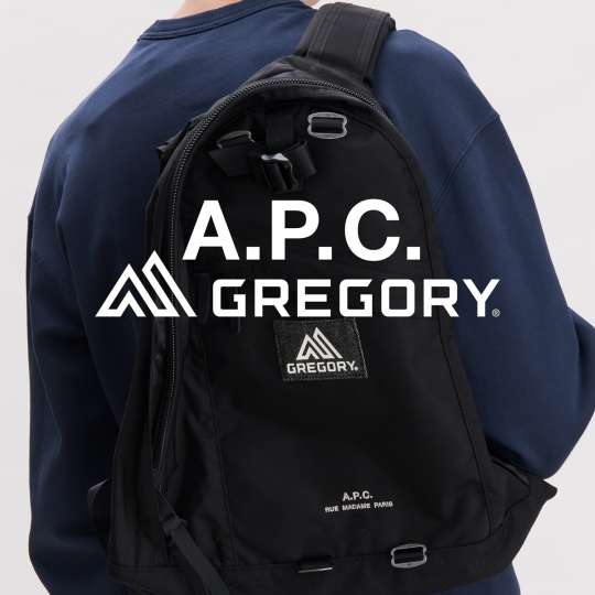 見逃せない、グレゴリーとA.P.C.の初コラボ。より洗練された雰囲気に 