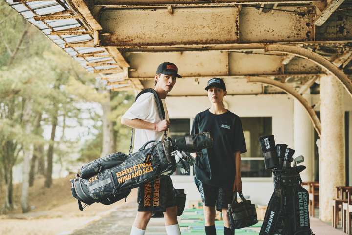 ゴルフシーンもここまでおしゃれに。BRIEFING GOLFとWIND AND SEAの
