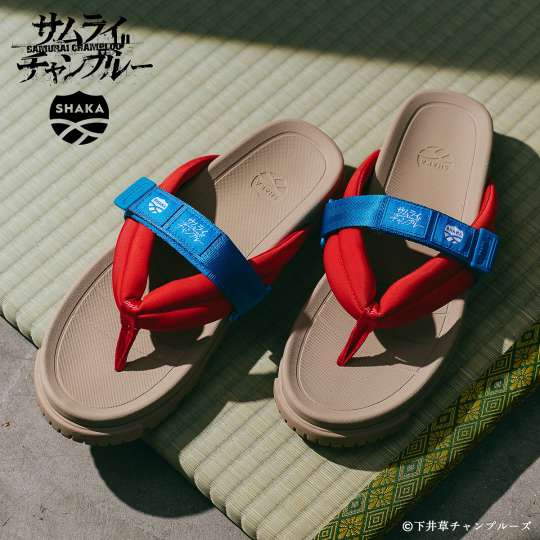 サムライチャンプルージャンク ビビッドな赤と青が夏らしい「シャカ」×「サムライチャンプルー
