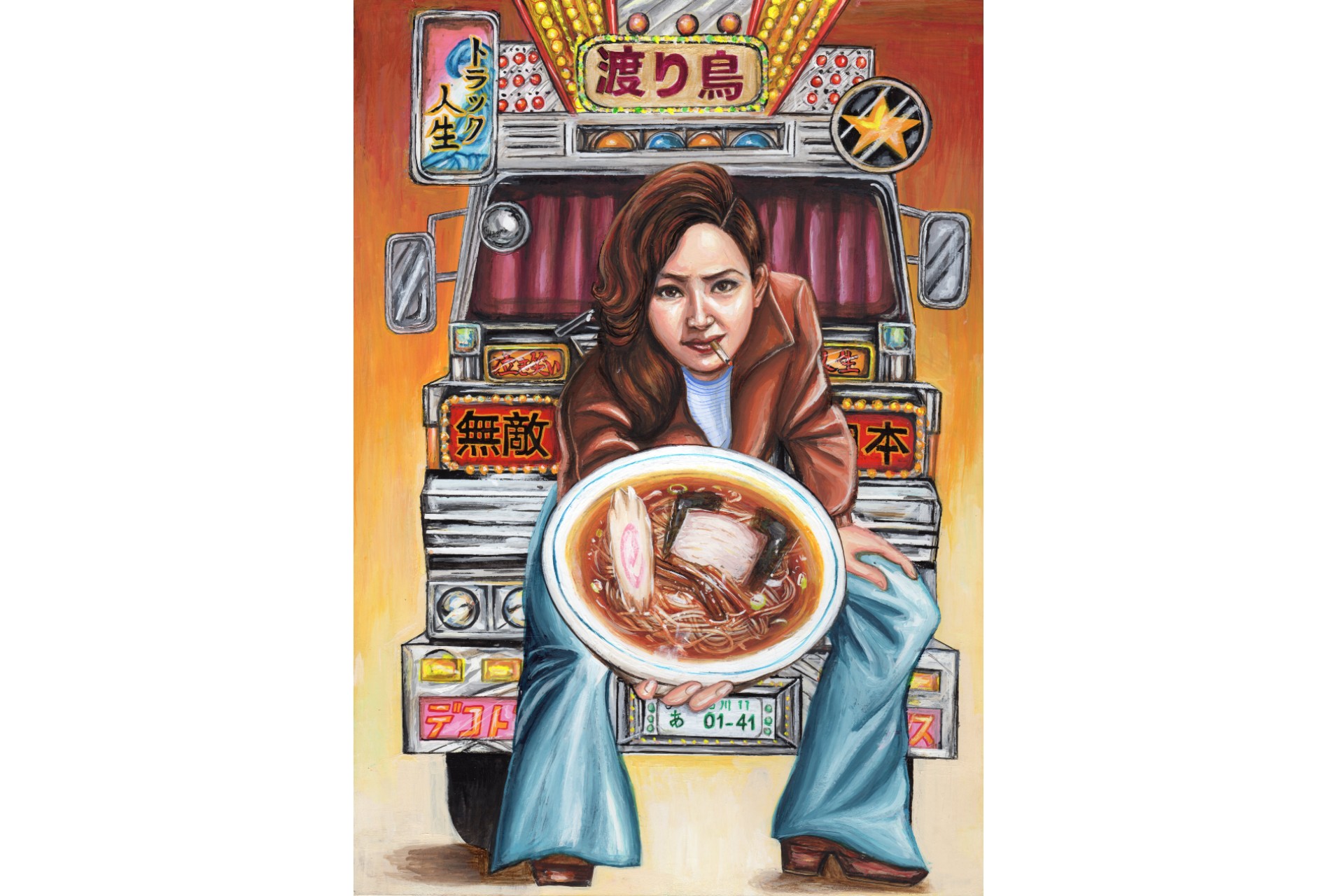 【アートの円卓】昭和のムードを描くアーティスト・吉岡里奈さんの展示『ドラマチック！』