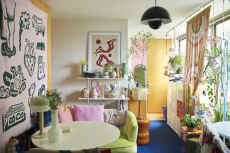 ヤザキリナさんのMy Better Roomポップ&カラフル、 彩り豊かな空間に グリーンをミックス。