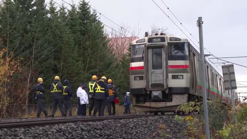 JR学園都市線　線路上にいた20代くらいの女性が列車にはねられ死亡　事故の影響で約２時間にわたり運転見合わせ　札幌市北区