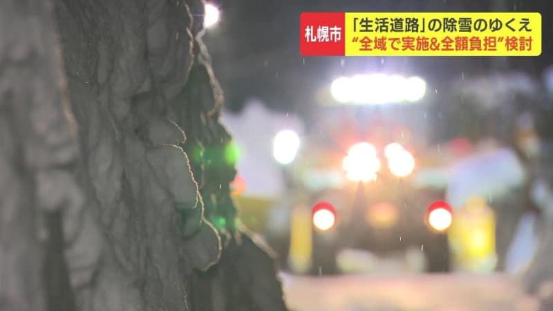 札幌市が“生活道路3800kmの除雪”の実施と費用の全額負担を検討　費用を分担していきた「町内会」の高齢化と加入率低下なども背景に…ただ除雪で確保される道幅は狭くなる課題も