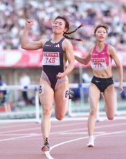 福部真子「あの出来事があって良かったとやっと自分に言える」昨年４位で世陸逃し…陸上日本選手権・女子１００Ｍ障害