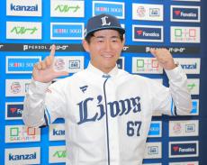 【西武】ソフトバンクから加入の野村大樹内野手が会見「打撃を生かして１軍で活躍したい」