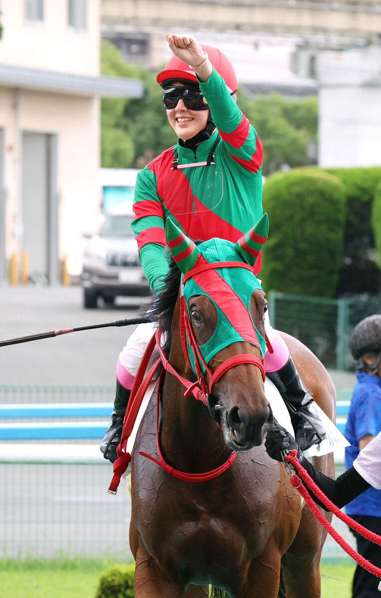 【小倉６Ｒ・２歳新馬】永島まなみ騎手が名付け親となった牝馬で１０１勝目「まだまだ成長分がある馬です」