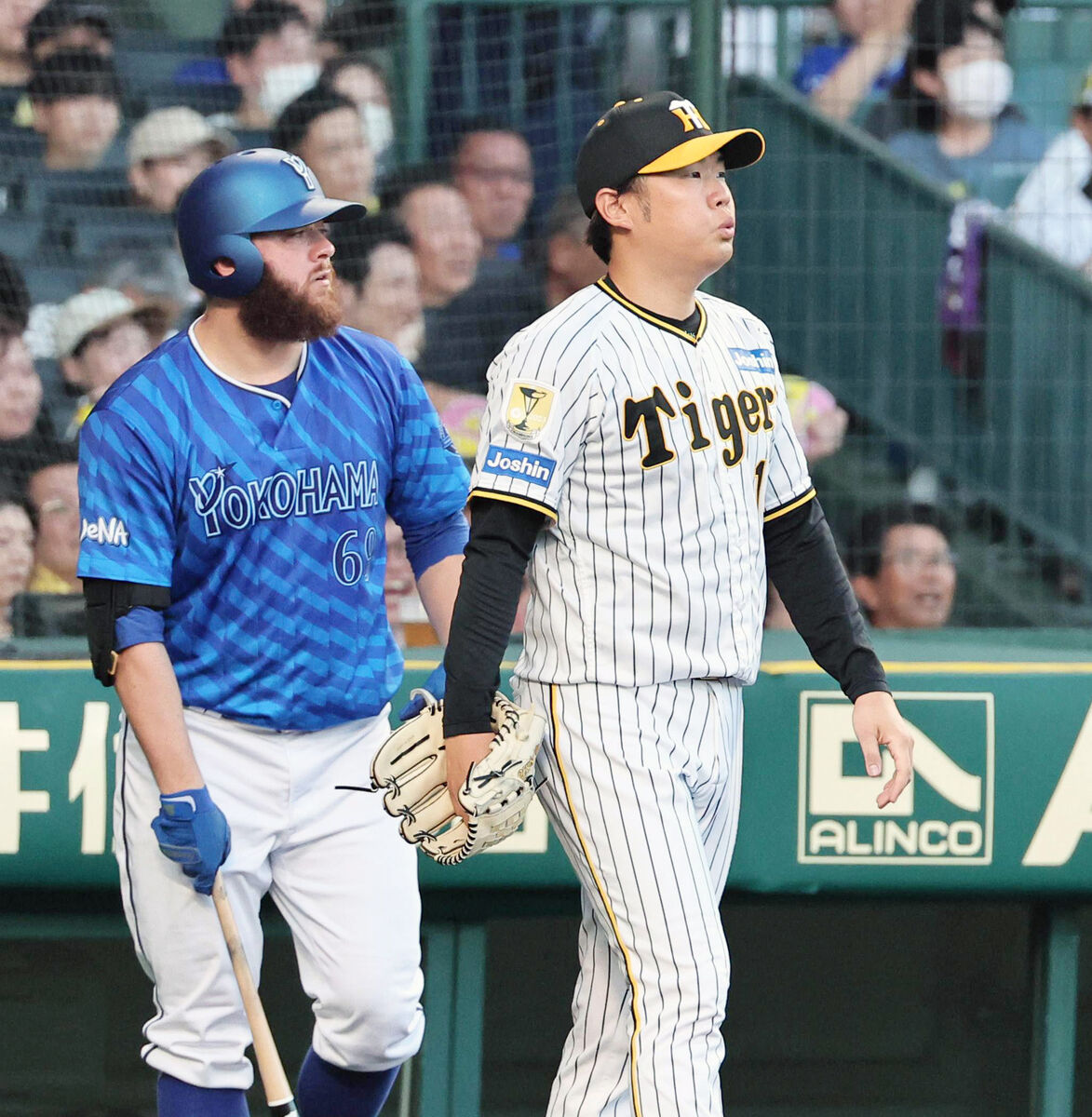 【阪神】先発・西勇輝が３回６安打３失点でＫＯ　降板アナウンスに甲子園どよめく　