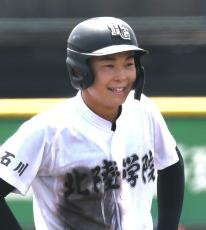 【高校野球】石川・北陸学院の６番・古林頼宜が２安打６打点「星稜の佐宗からホームランを」