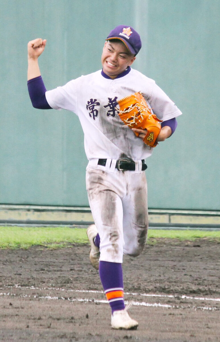 【高校野球】常葉大橘・山内涼雅一塁手が同点三塁打＆決勝犠飛の大仕事