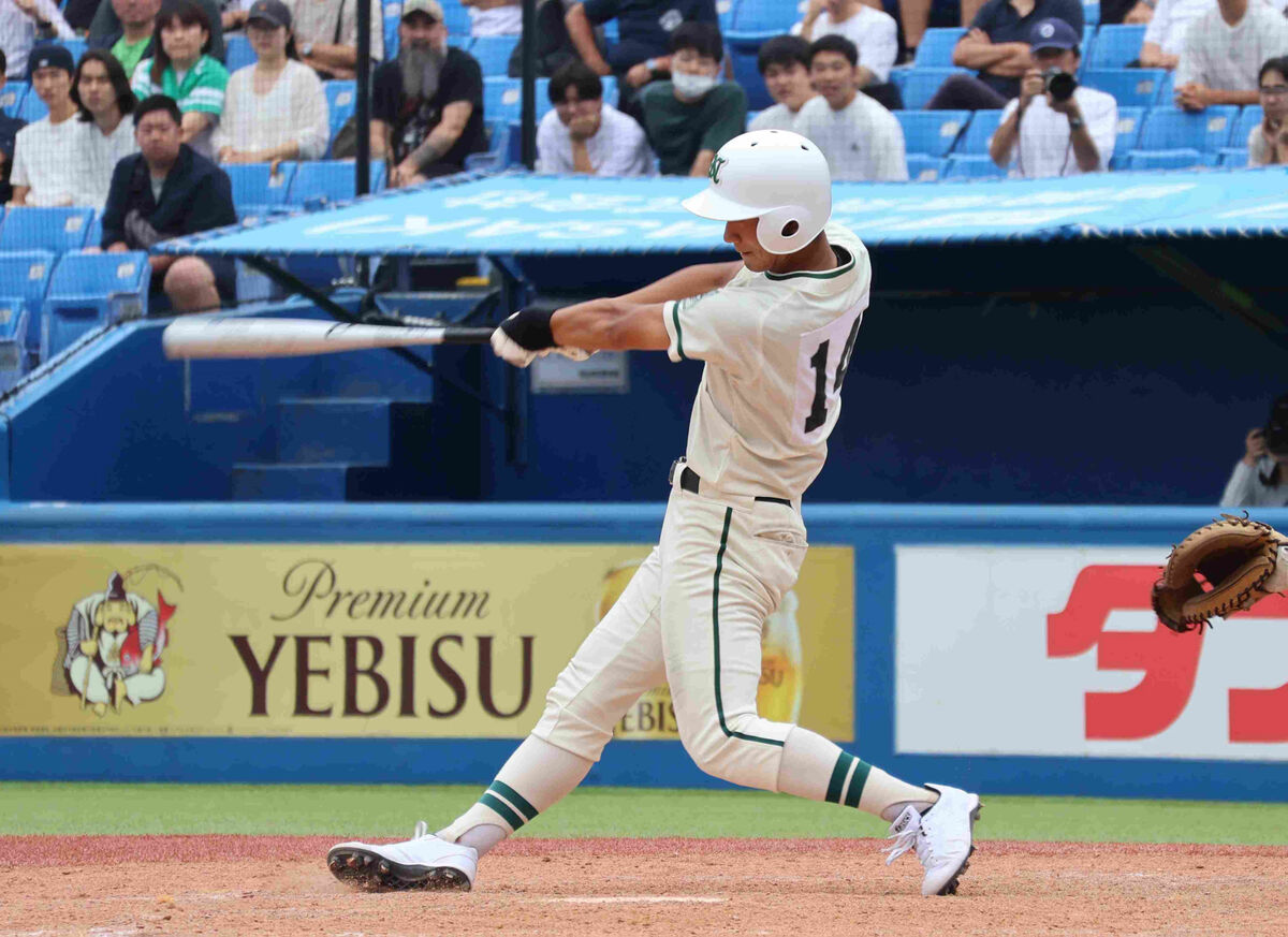 【高校野球】二松学舎大付の岡部雄大内野手が満塁本塁打　２戦連続の延長タイブレーク制す