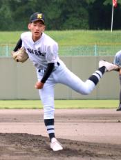 【高校野球】学法石川が初戦突破！２年生左腕の佐藤翼が８回１失点の好投