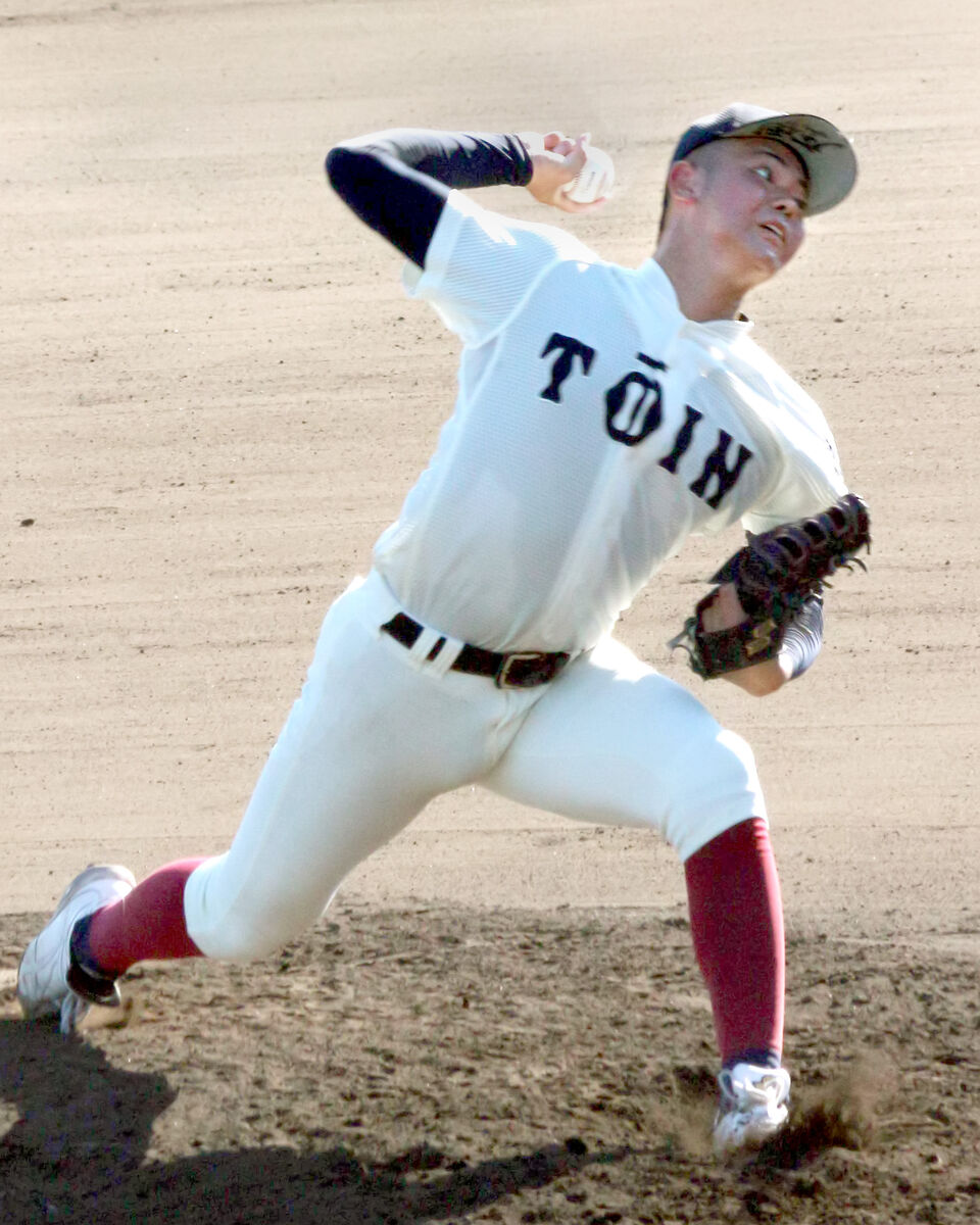 【高校野球】大阪桐蔭の２年生右腕・森陽樹が７回までに毎回の１４Ｋ　東海大大阪仰星との決勝は３点リード