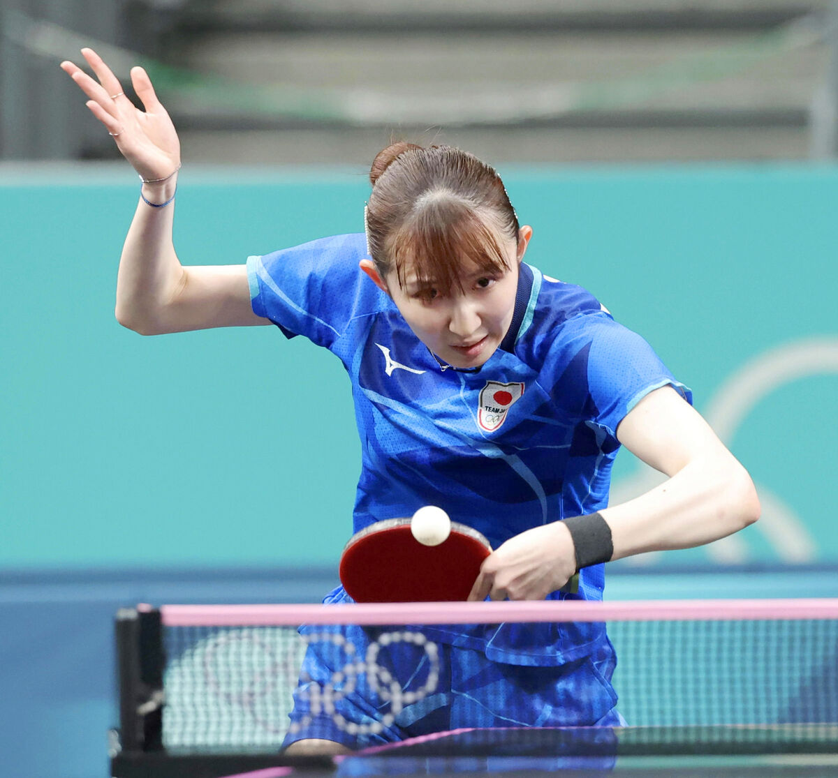 早田ひな、卓球女子シングルス２回戦でエジプト選手にストレート勝ち「やりたいことを試すことができた」…パリ五輪