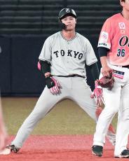 【巨人】中山礼都が１０打席連続出塁　今季初の４安打と快音止まらず…２軍オイシックス戦