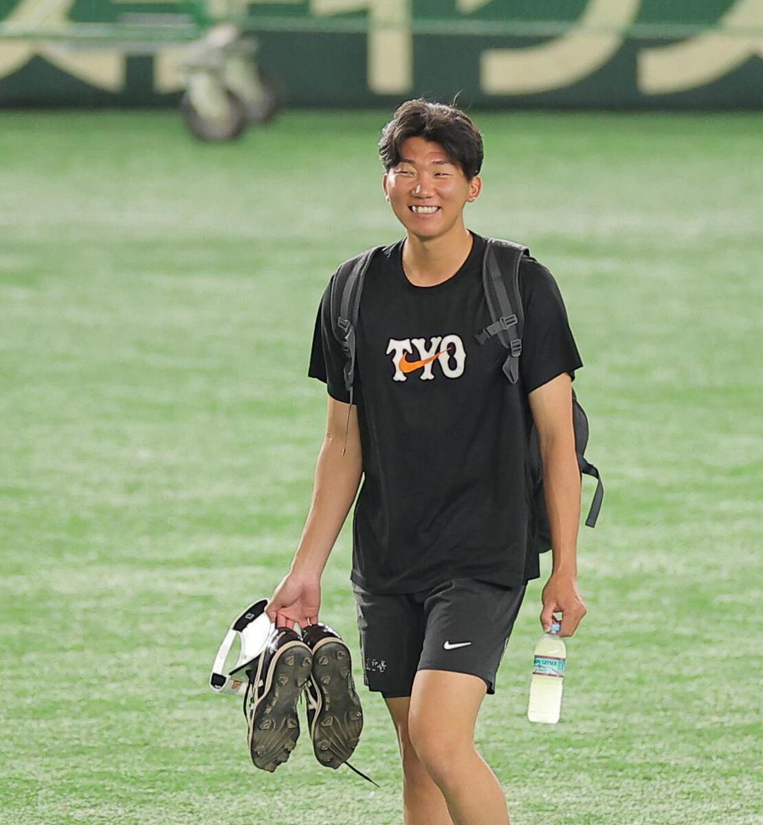 【巨人】高橋礼、田中千晴が１軍昇格　東京ドームの試合前練習から合流