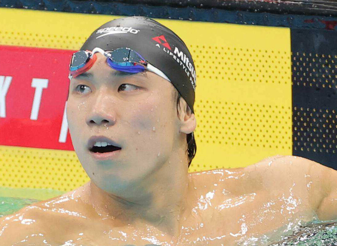 松元克央と水沼尚輝が１００Ｍバタフライで予選通過…パリ五輪