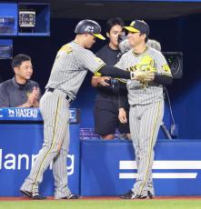 【阪神】森下翔太が０４年桧山進次郎以来の球団８人目の８戦連続打点　今季最長８連勝でリーグ５０勝一番乗り　