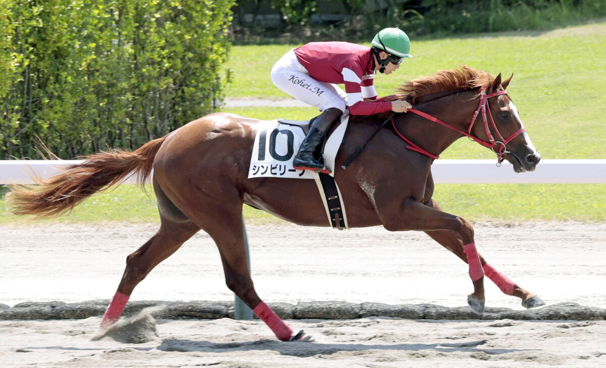 【新潟３Ｒ・２歳新馬】シンビリーブが５馬身差Ｖ　４ＲもシンフォーエバーＶで森秀厩舎＆藤田晋オーナーが新馬戦連勝