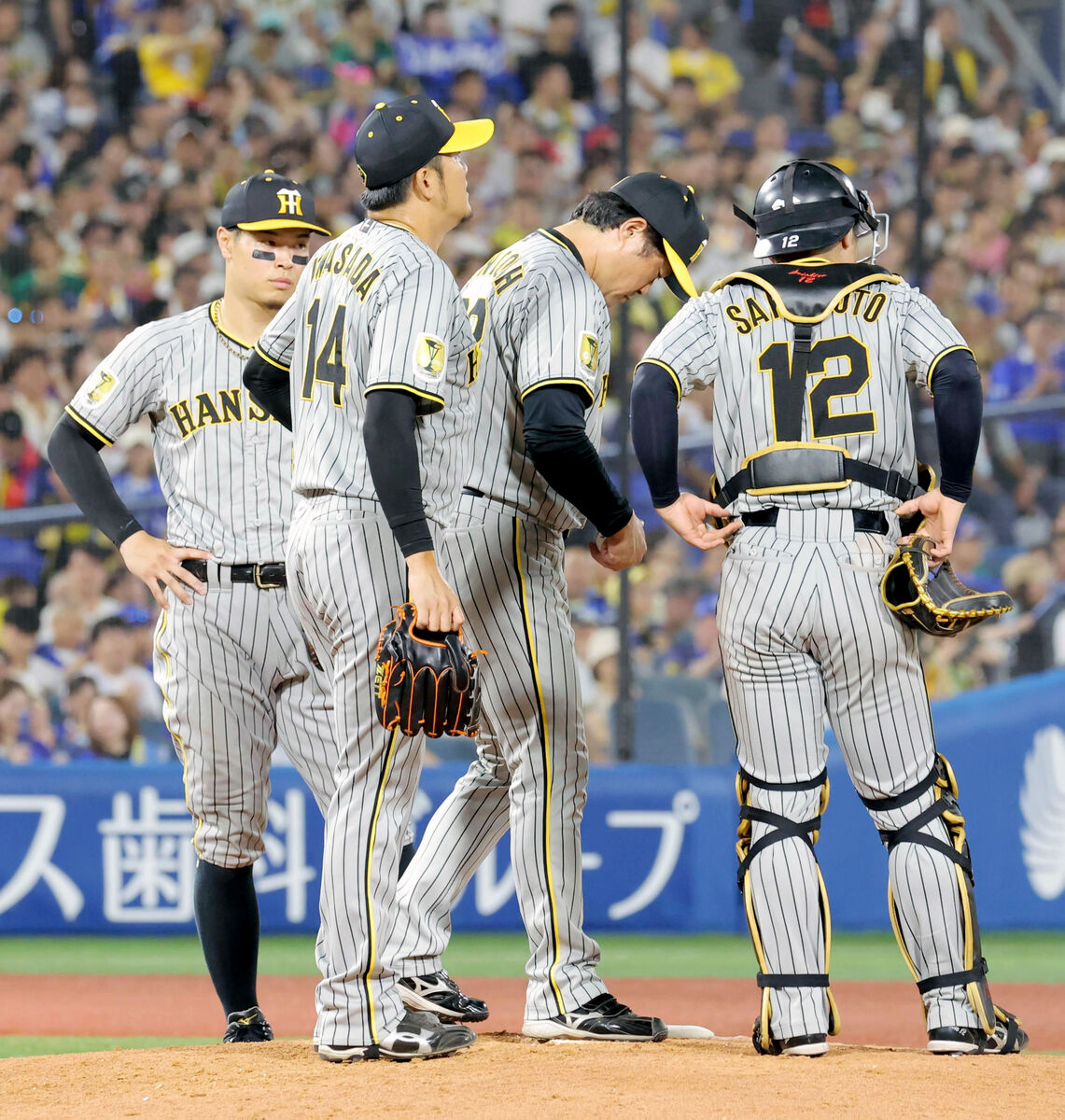 【阪神】９連勝ならず３位転落　岡田彰布監督は勝ち越し許した左腕をバッサリ「（いつも）一緒」