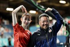 銅メダルの早田を支えた石田氏、勤務先退職→中３から専属コーチ「ひなは努力する能力を持っている」