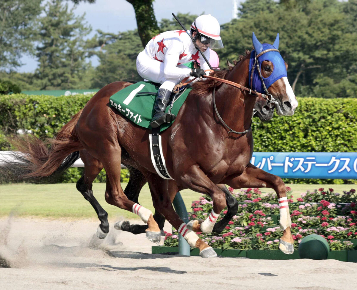 【レパードＳ】ミッキーファイトがデビュー４戦目で重賞初勝利　戸崎圭太騎手は歴代最多を更新する３勝目